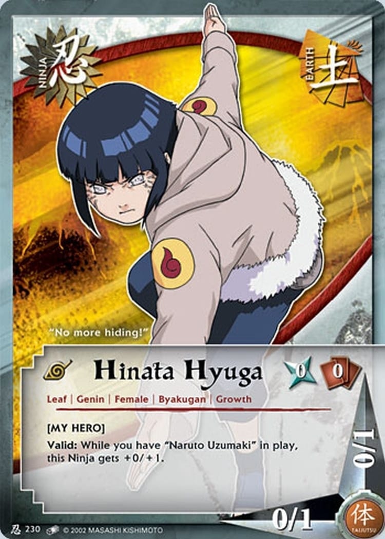 Hinata Hyuga card artwork