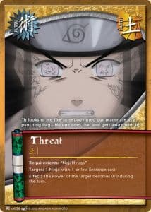 Threat J-US056 Naruto trading card