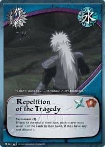 Repetition of the Tragedy M-261 Naruto trading card