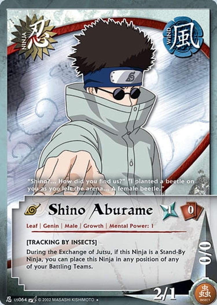 Shino Aburame card artwork