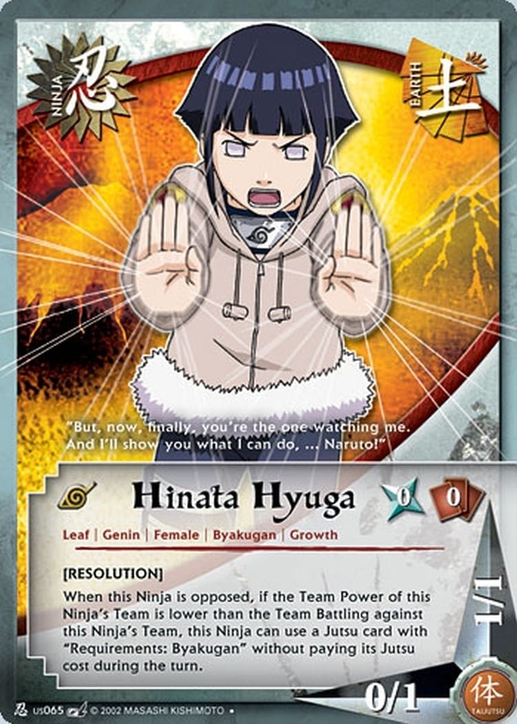 Hinata Hyuga card artwork