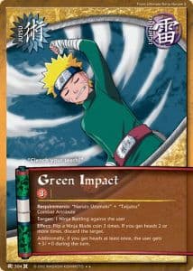Green Impact J-304 Naruto trading card