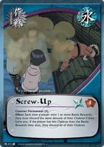 Screw-Up M-271 Naruto trading card