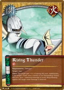 Rising Thunder J-262 Naruto trading card