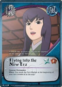 Flying into the New Era M-315 Naruto trading card