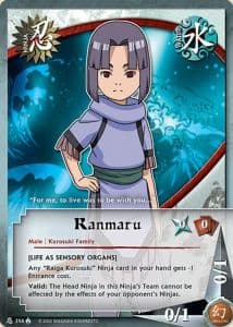 Ranmaru N-356 Naruto trading card