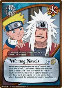 Writing Novels M-324 Naruto trading card