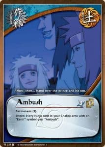 Ambush M-337 Naruto trading card
