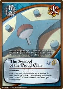 The Symbol of the Proud Clan M-356 Naruto trading card