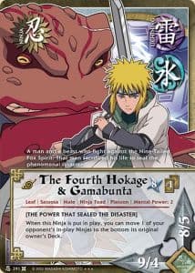 The Fourth Hokage & Gamabunta N-391 Naruto trading card