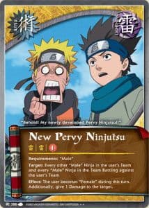 New Pervy Ninjutsu J-388 Naruto trading card