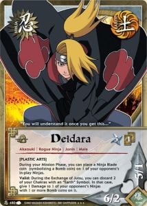 Deidara card artwork