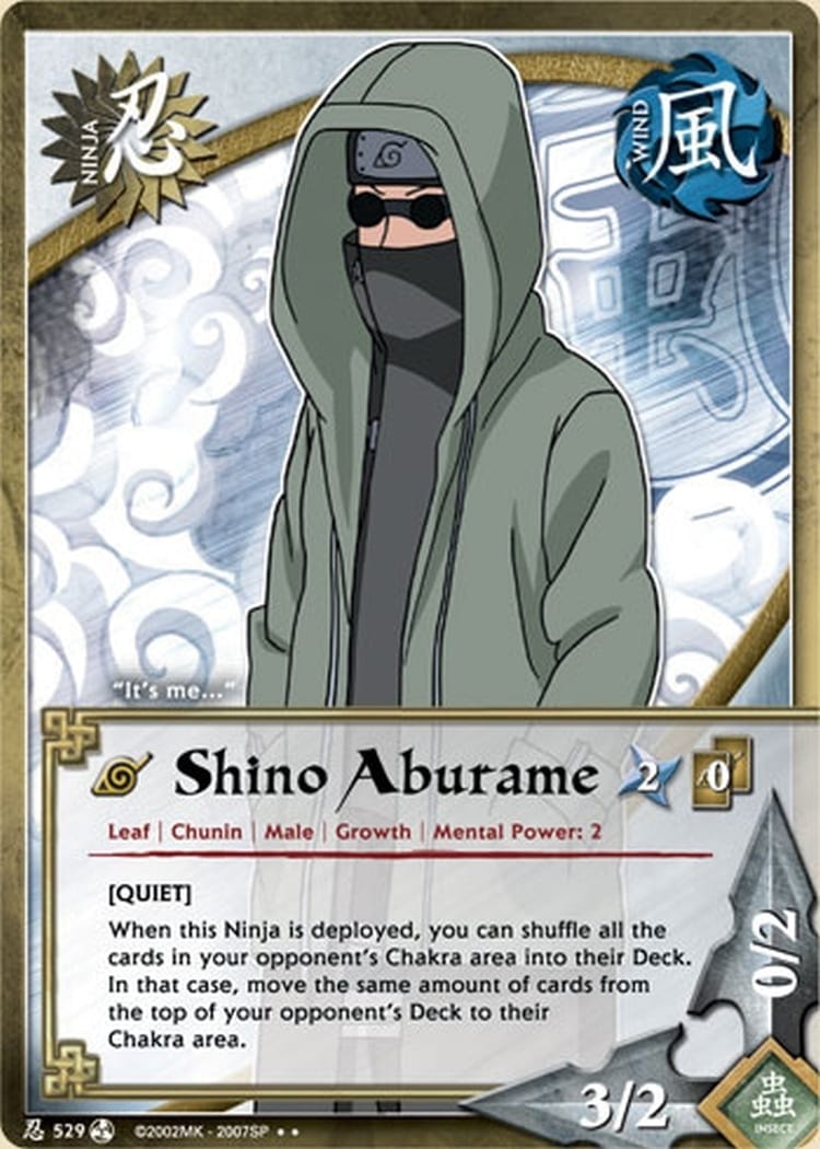 Shino Aburame card artwork