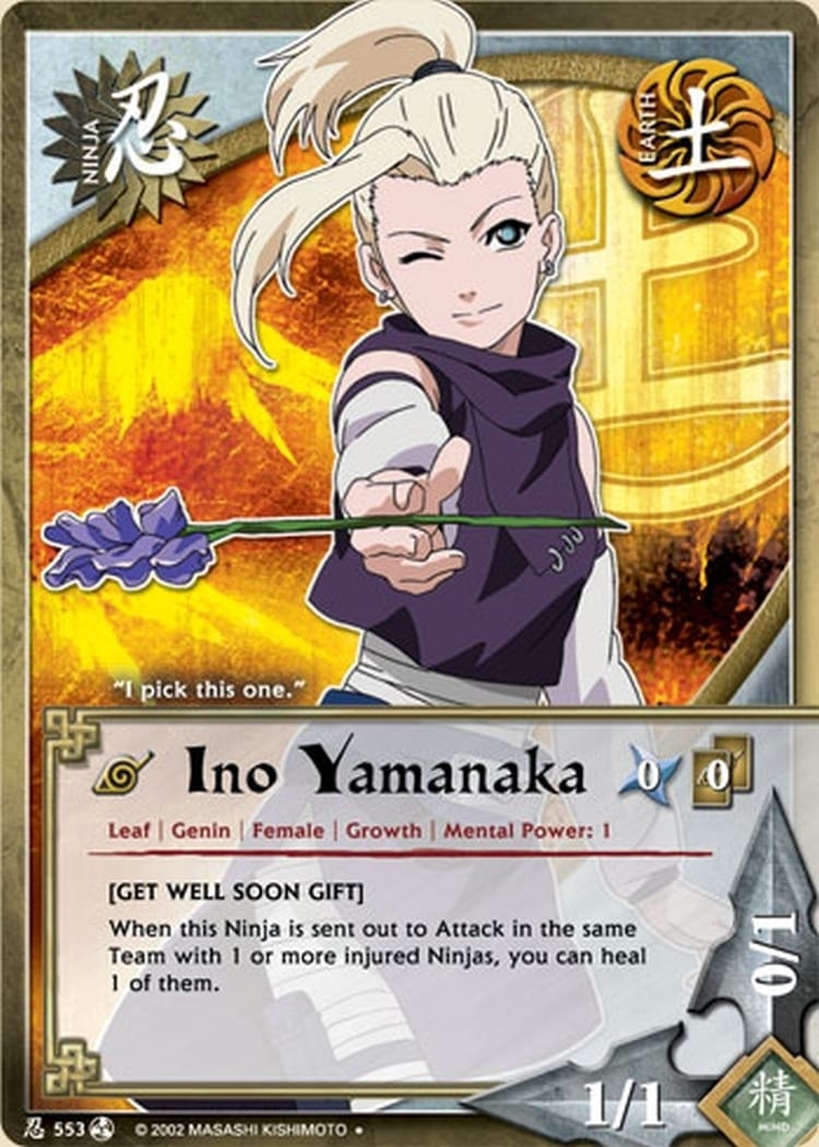 Ino Yamanaka card artwork