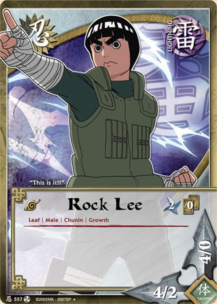 Rock Lee card artwork