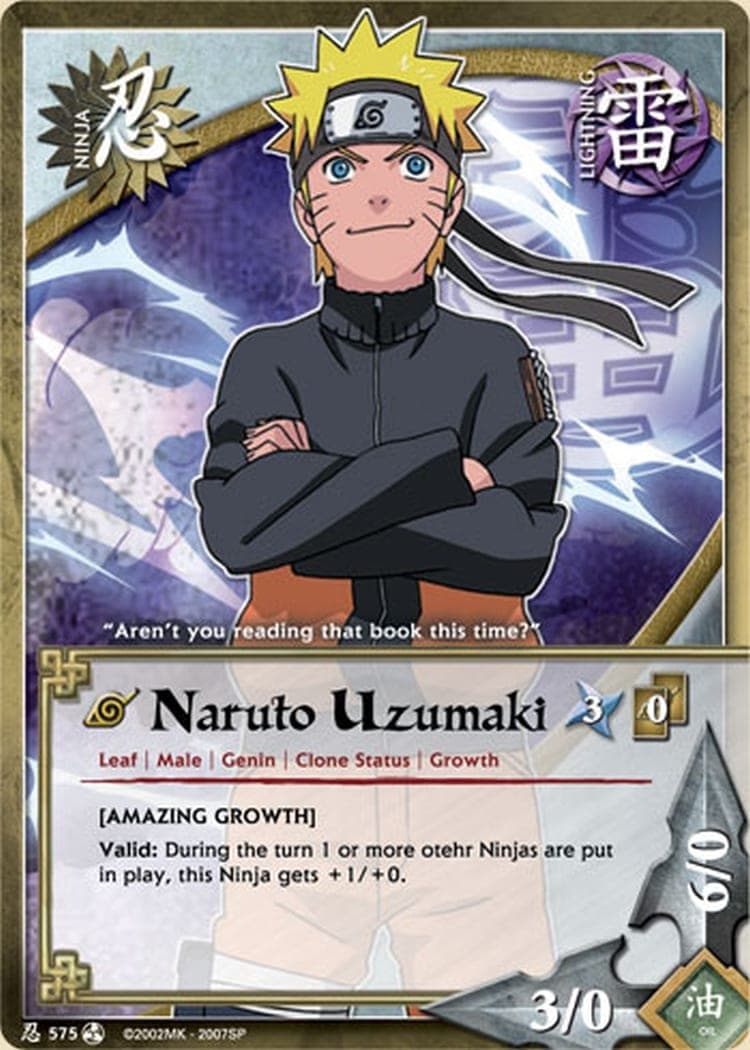 Naruto Uzumaki N-575 Naruto trading card