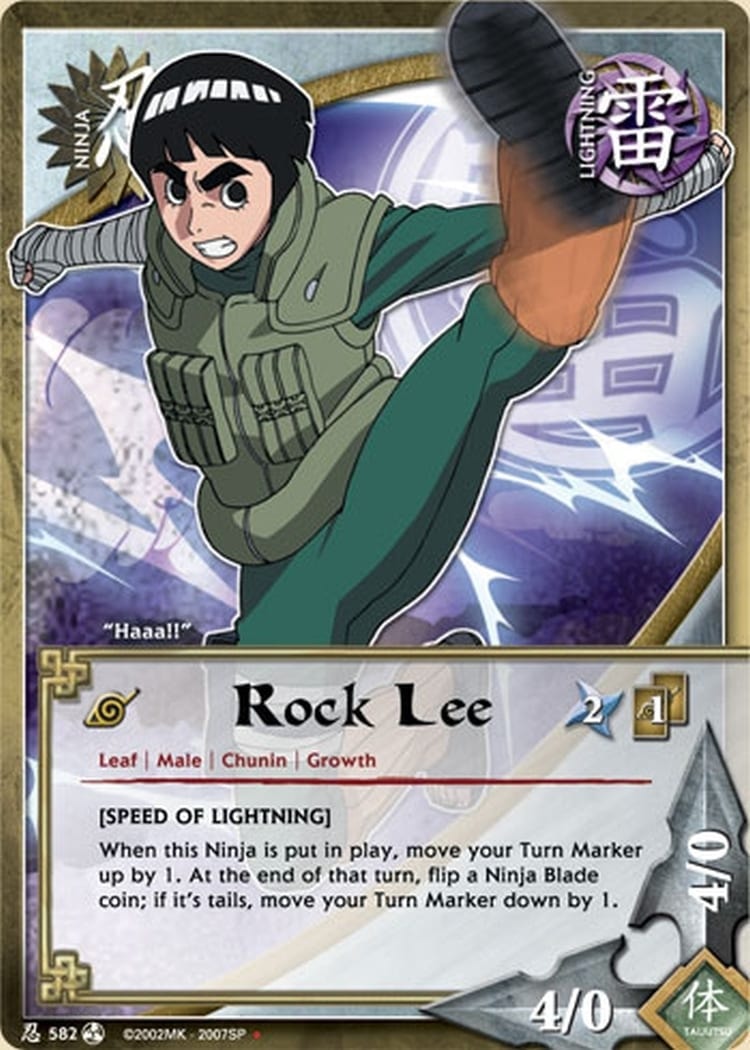 Rock Lee card artwork