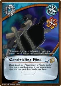 Constricting Bind M-462 Naruto trading card