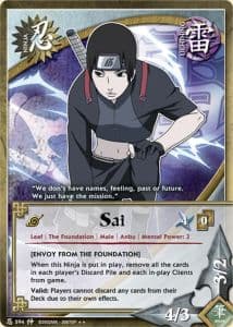 Sai N-594 Naruto trading card