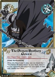 The Demon Brothers Gouzu N-626 Naruto trading card
