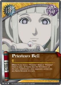 Priestess's Bell J-556 Naruto trading card