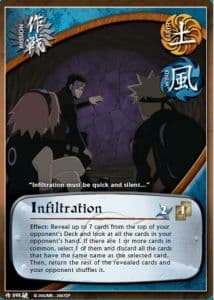 Infiltration M-560 Naruto trading card