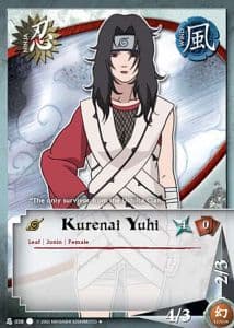 Kurenai Yuhi N-785 Naruto trading card