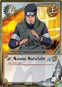 Asuma Sarutobi card artwork