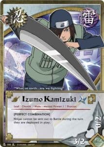 Izumo Kamizuki N-801 Naruto trading card