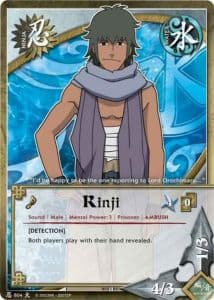 Rinji N-817 Naruto trading card