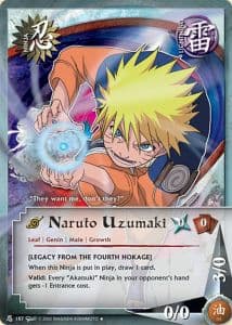 Naruto Uzumaki N-828 Naruto trading card