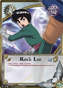 Rock Lee N-852 Naruto trading card