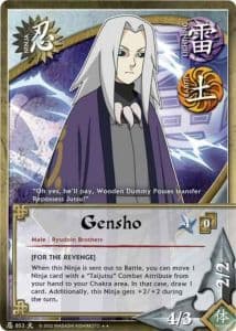 Gensho N-866 Naruto trading card