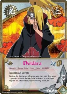 Deidara card artwork