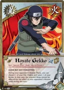 Hayate Gekko N-901 Naruto trading card