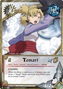 Temari N-935 Naruto trading card