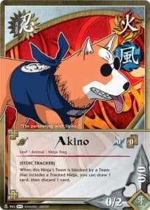 Akino N-966 Naruto trading card