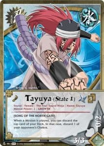 Tayuya (State 1) N-985 Naruto trading card
