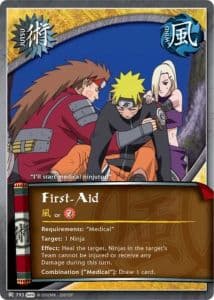 First-Aid J-787 Naruto trading card