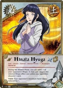 Hinata Hyuga N-1005 Naruto trading card