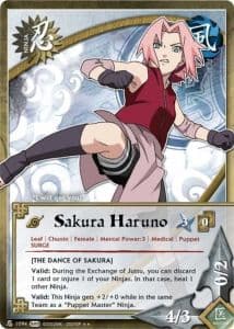 Sakura Haruno N-1061 Naruto trading card