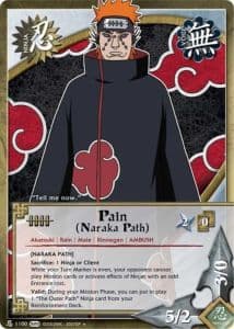 Pain (Naraka Path) N-1067 Naruto trading card