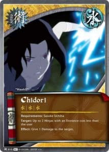 Chidori J-809 Naruto trading card