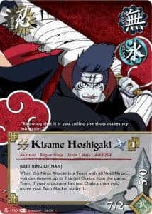 Kisame Hoshigaki N-1117 Naruto trading card