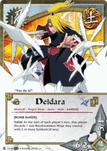 Deidara card artwork