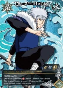 The 2nd Hokage N-1182 Naruto trading card