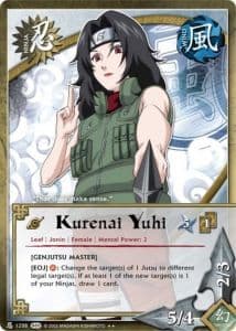 Kurenai Yuhi N-1189 Naruto trading card