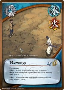Revenge M-787 Naruto trading card