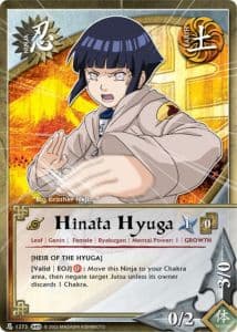 Hinata Hyuga N-1204 Naruto trading card