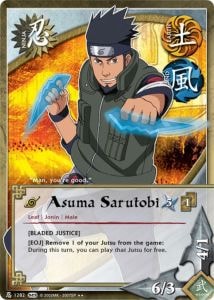 Asuma Sarutobi card artwork